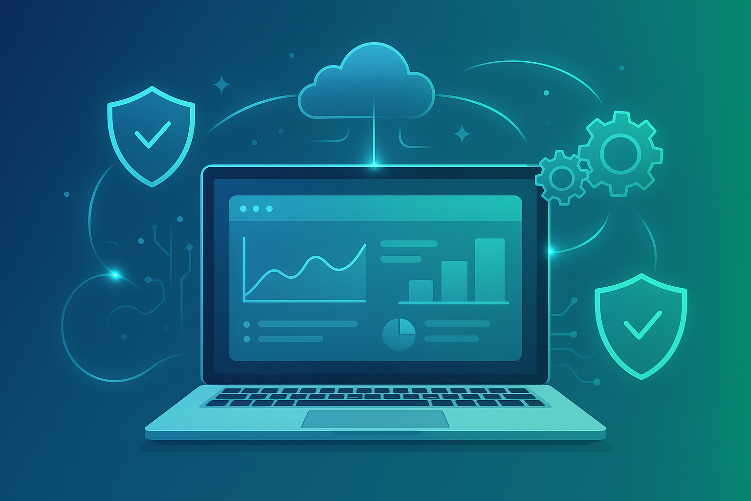 Website care and maintenance illustration